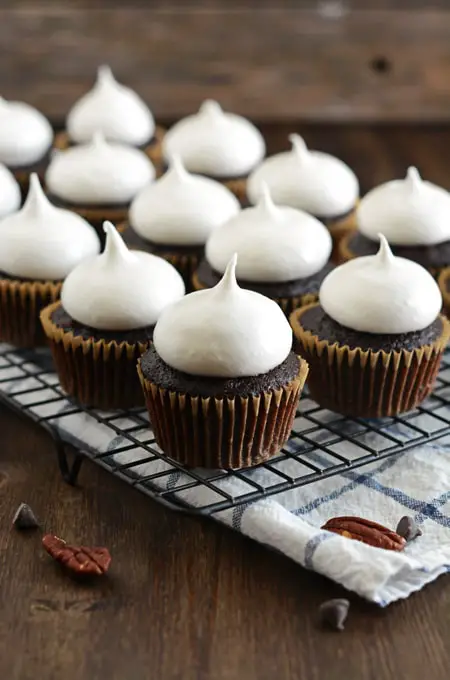 Marshmallow-Frosted Cupcake