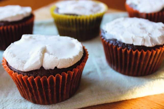Marshmallow-Frosted Cupcake