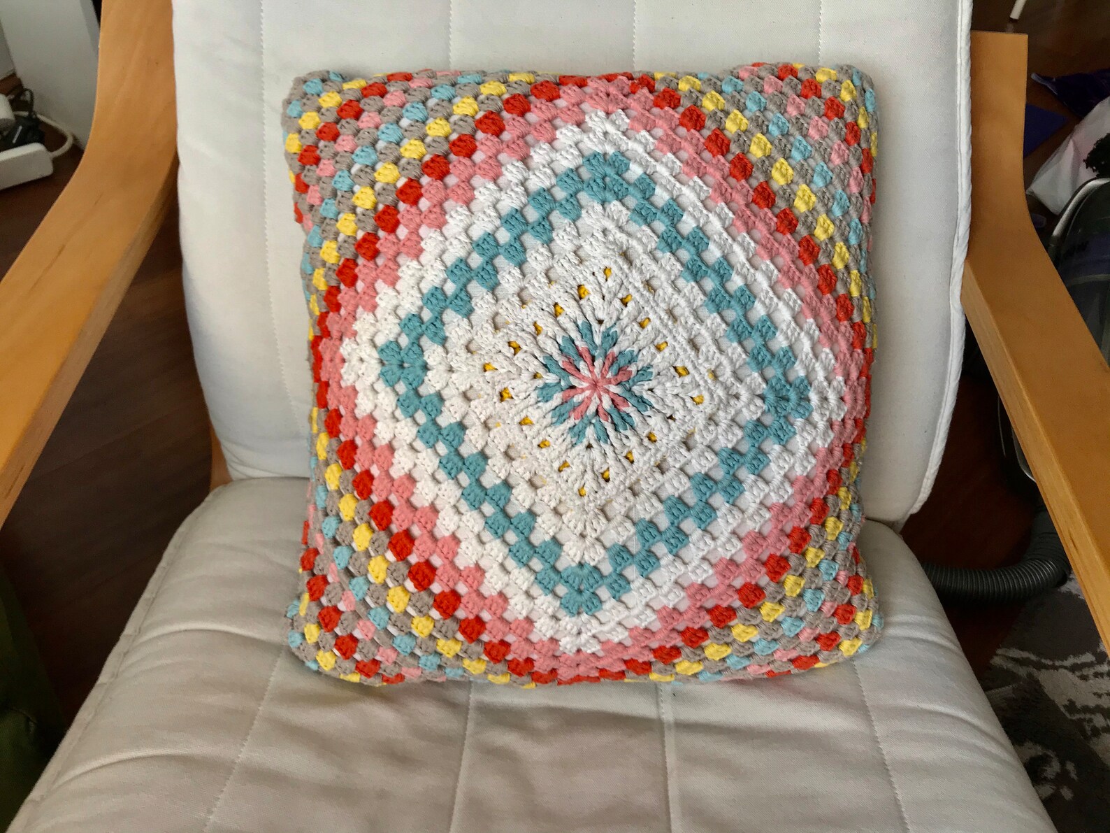 Crochet Your Cozy Autumn Sunflower Pillow With A Free Pattern