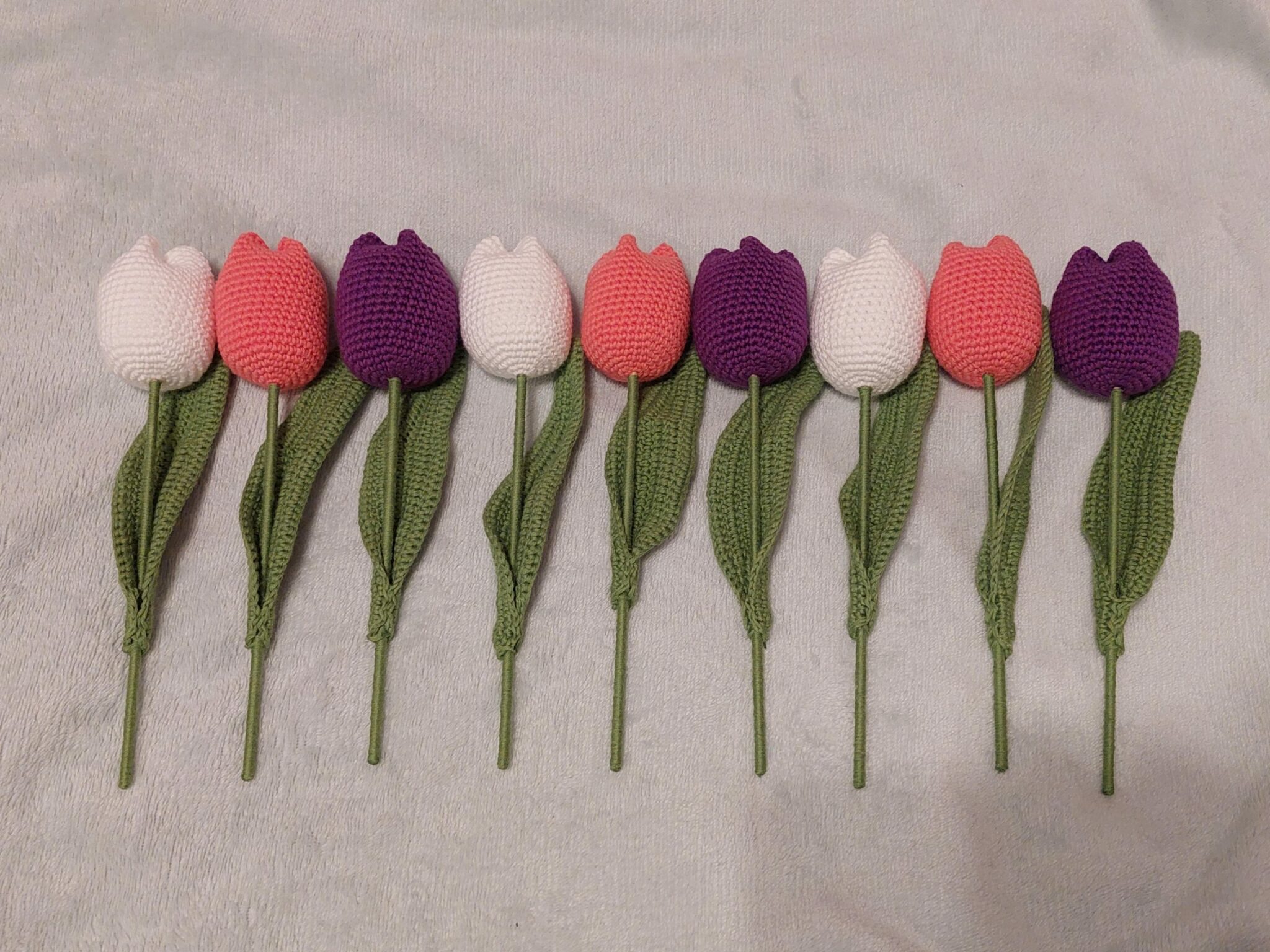 How To Make Crochet Tulip Flower